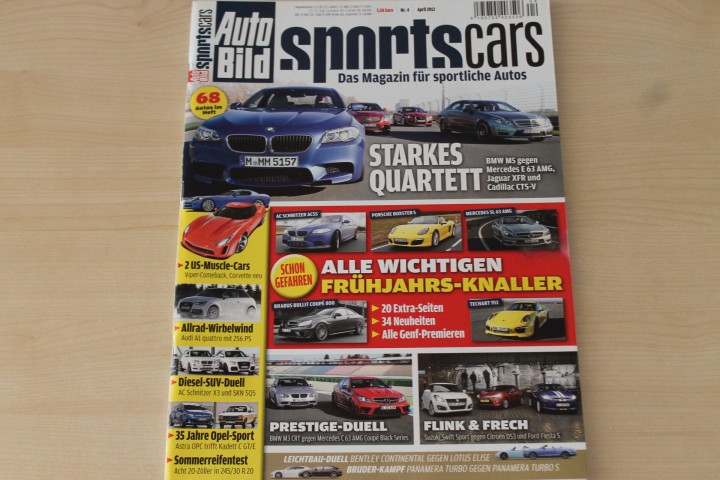 Deckblatt Auto Bild Sportscars (04/2012)